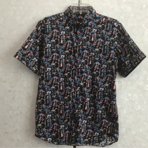 Robert Graham Other - ROBERT GRAHAM JASPER DAY OF THE DEAD MEN’s SHORT SLEEVE SHIRT  SIZE MEDIUM Used